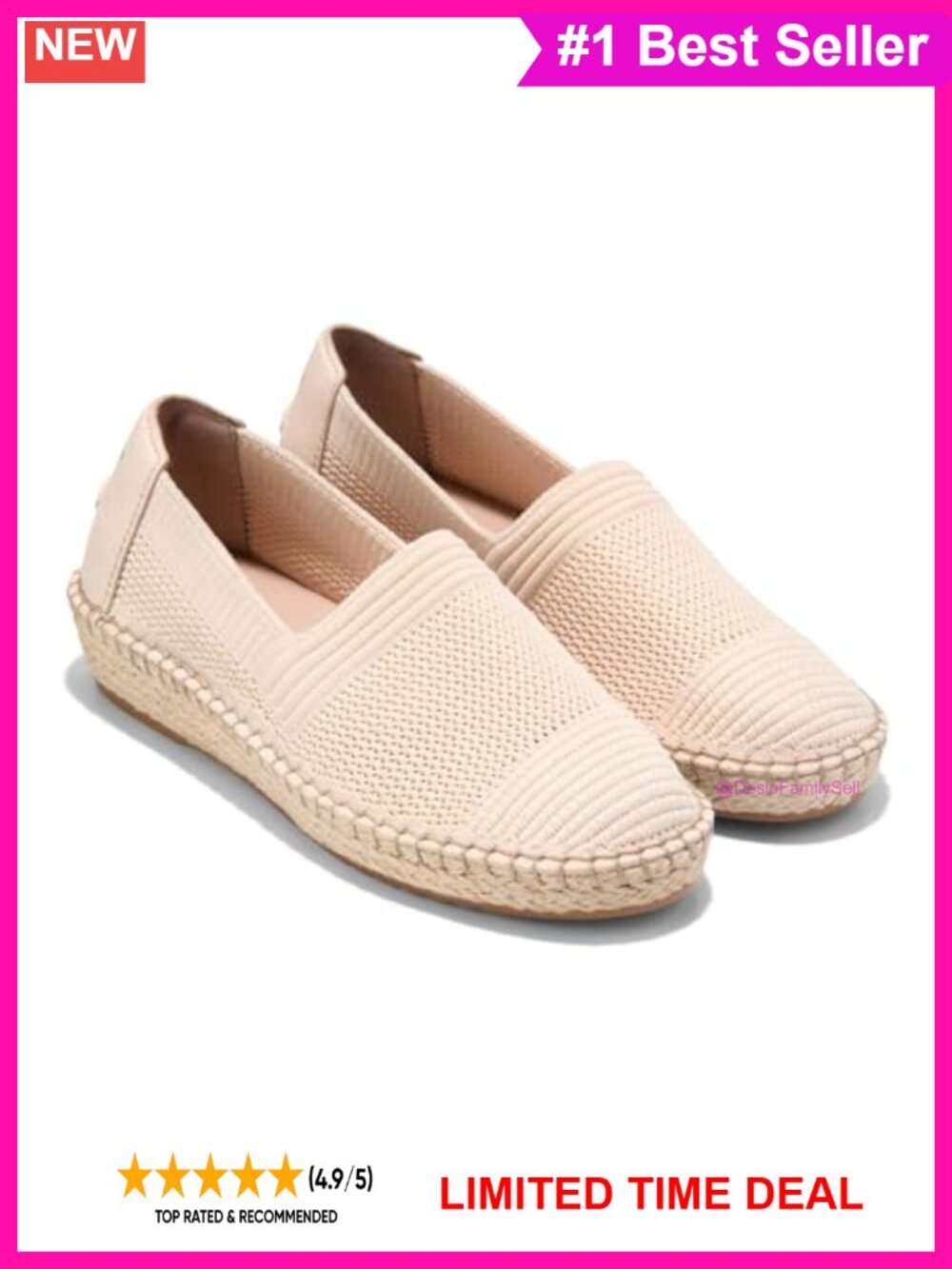 Leather Slip-On Espadrille Loafers Open Toe Business Casual